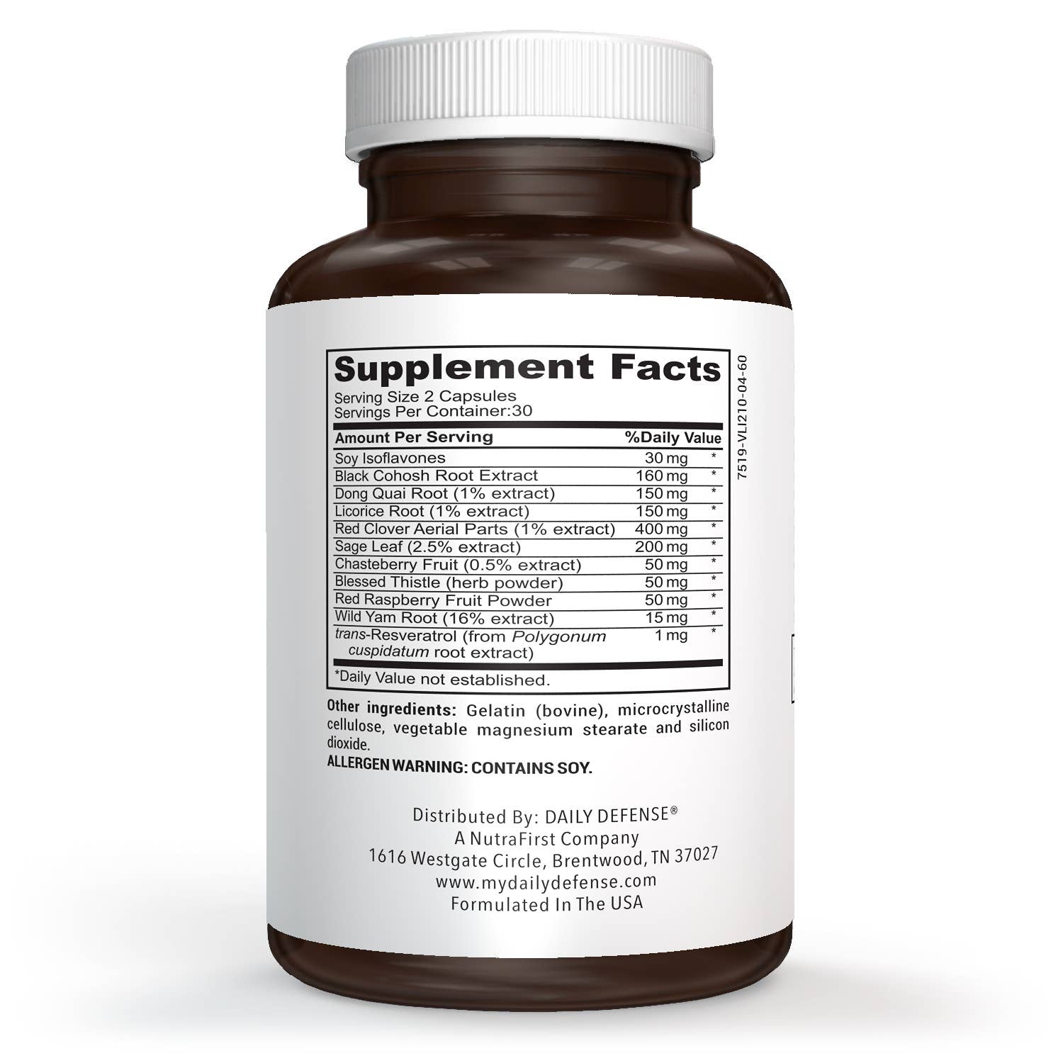 MENOPAUSE SUPPORT Hormone Balance Formula For Women