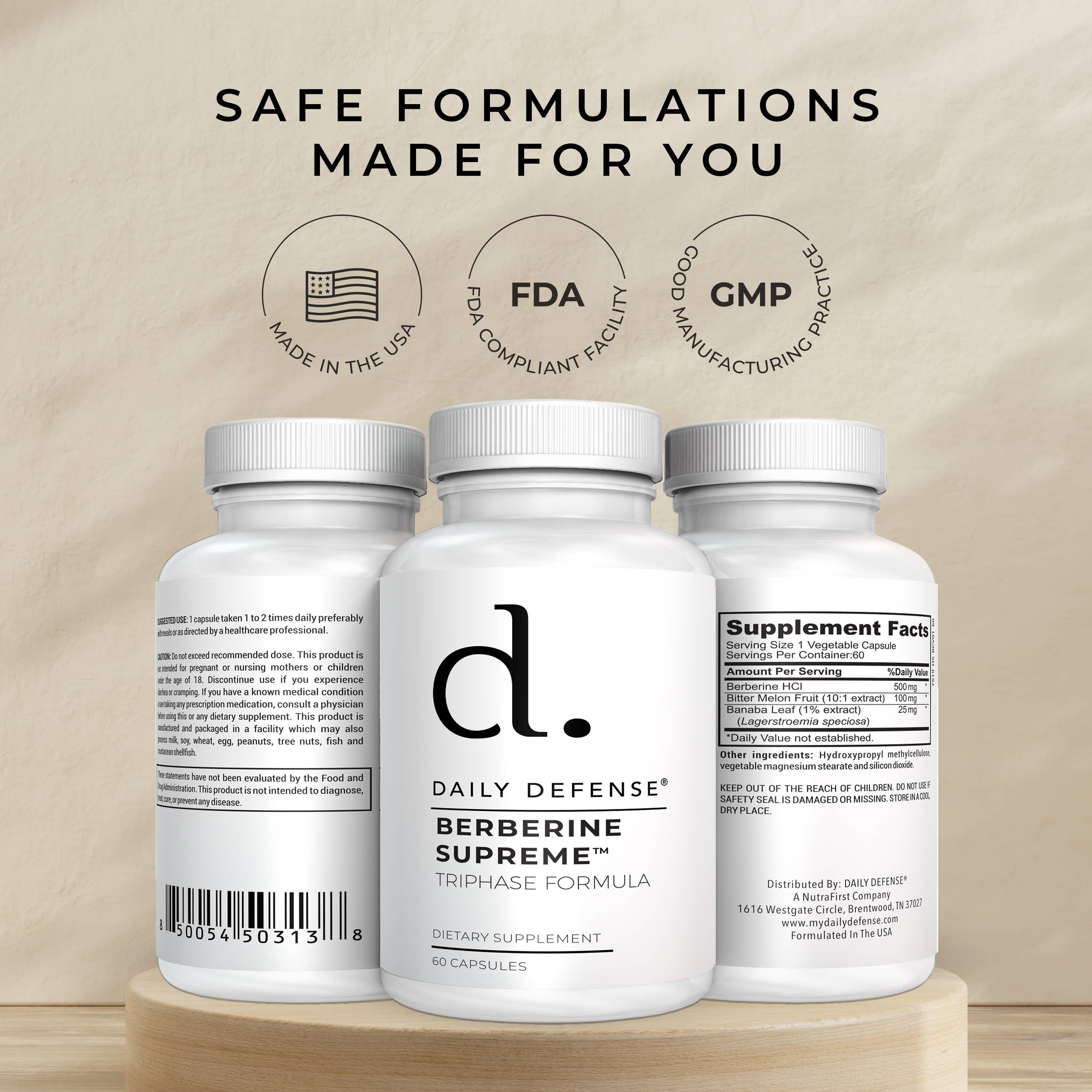 BERBERINE SUPREME COMPLEX w/ Bitter Melon & Banaba Leaf